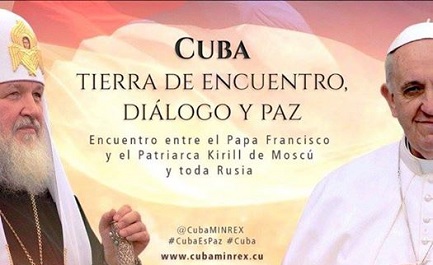 FINALMENTE! Nel segno del martirio di tanti cristiani lo storico abbraccio a Cuba tra Papa Francesco e il Patriarca Kirill